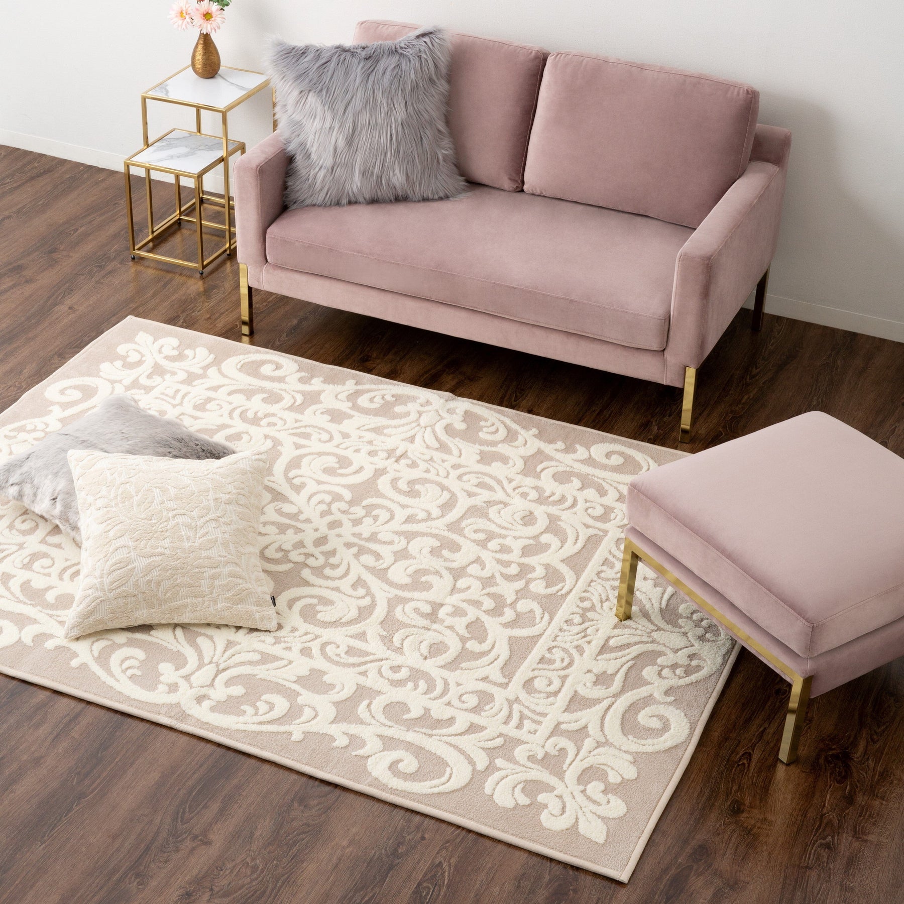 Elfia Carpet Rug 140 Ivory (W1900 X D1400)