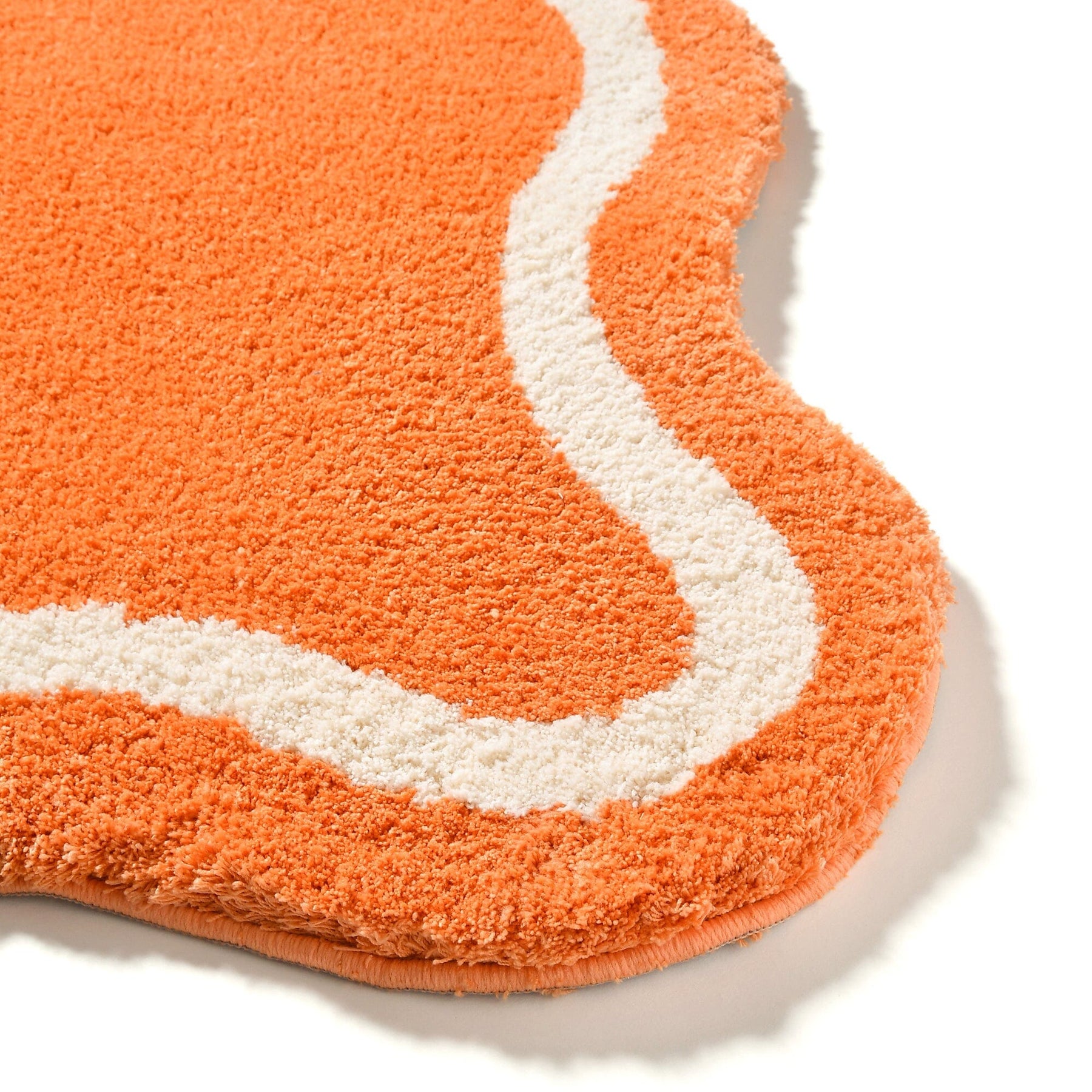 Wave Line Rug S W1400×D1000 Orange