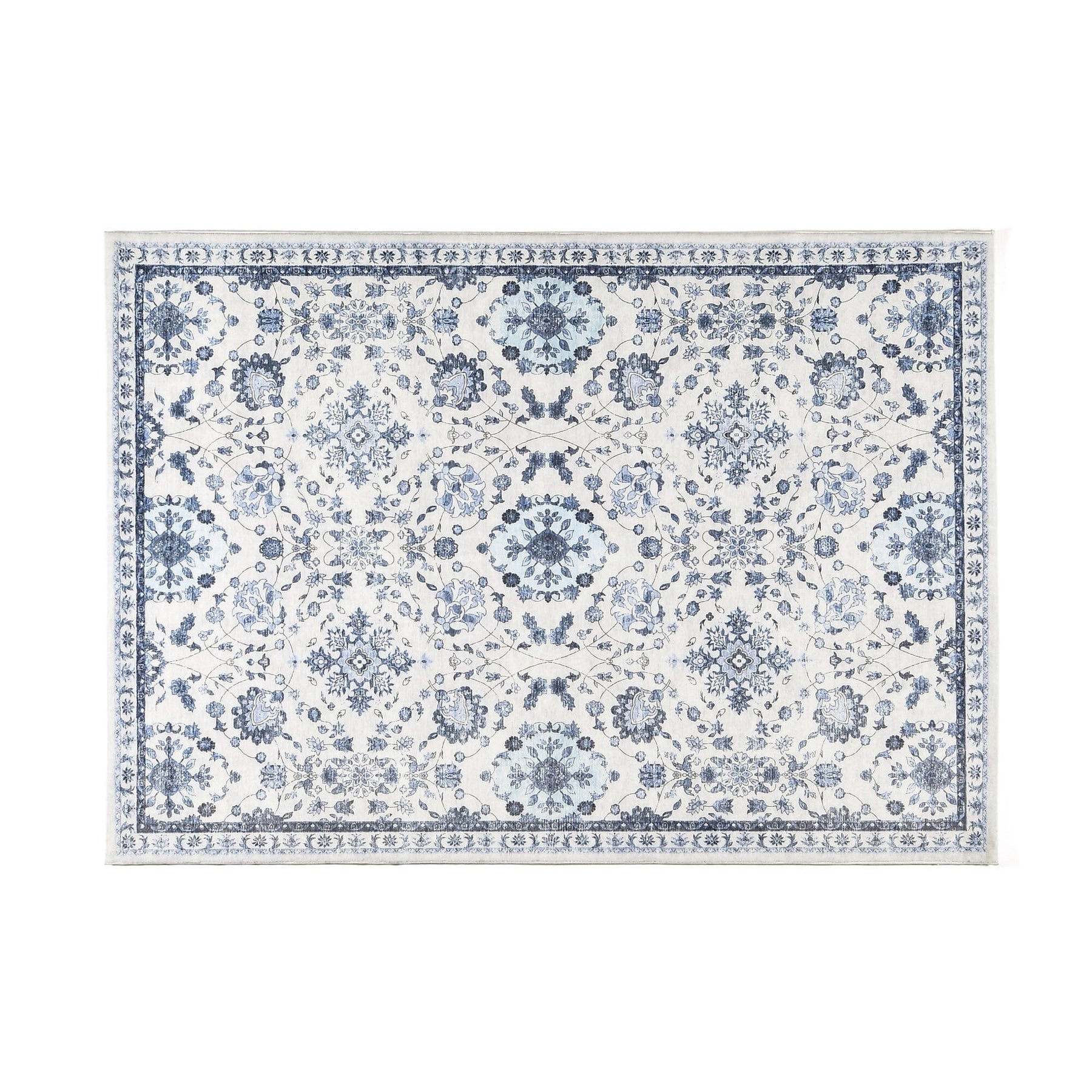 Rich Fur Print Rug Arabe M Blue