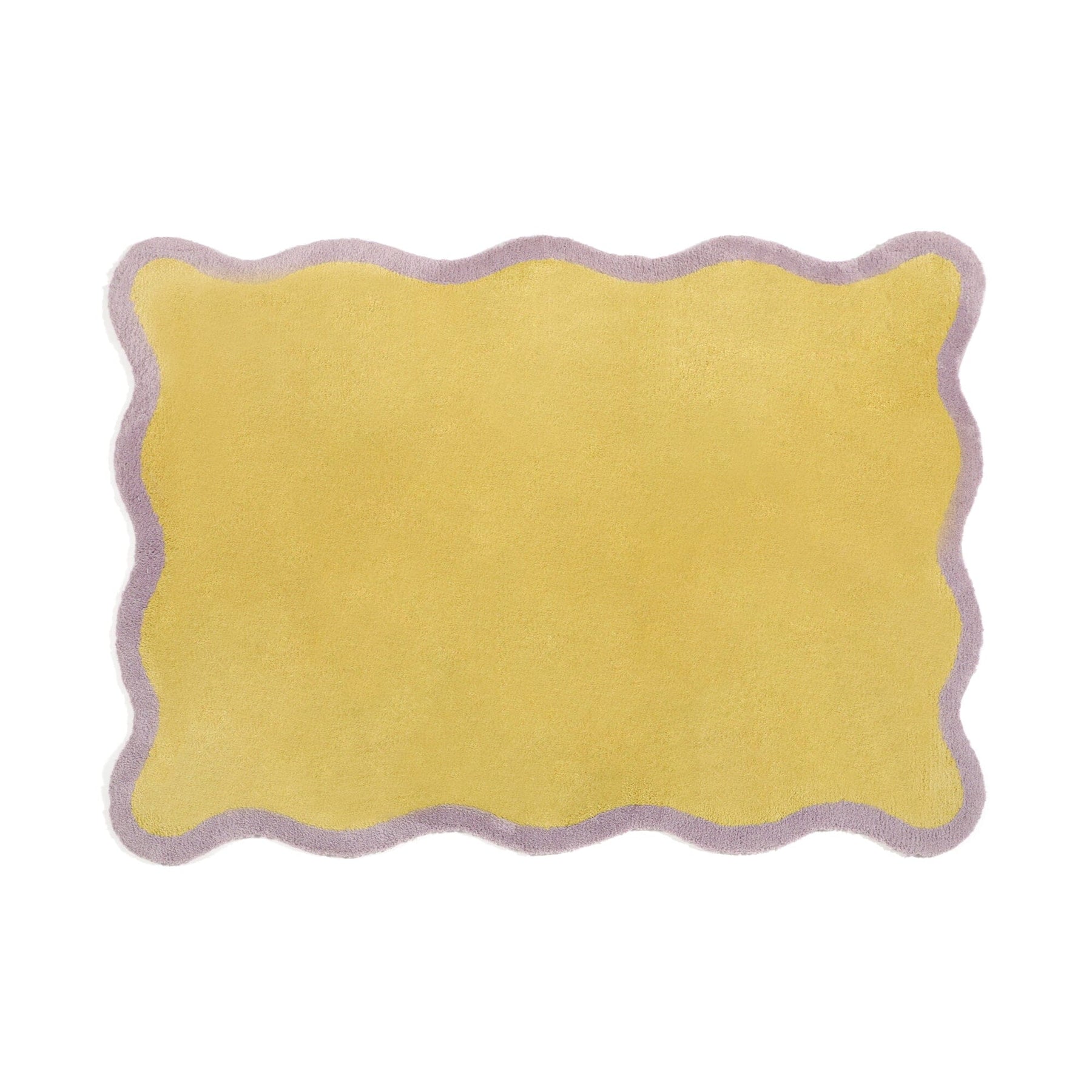 Wave Frame Rug M 2000 X 1400 Yellow X Purple