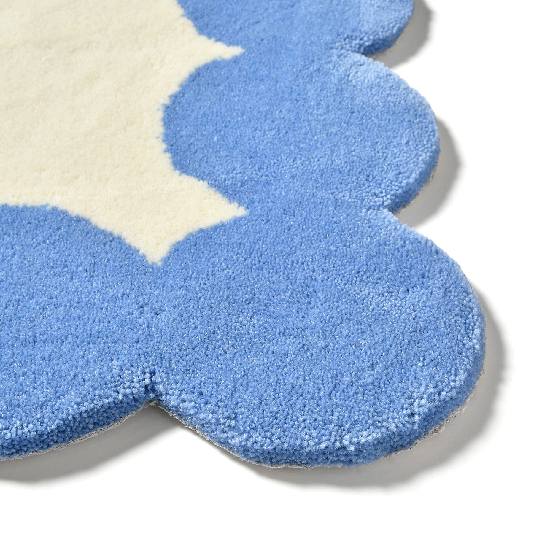 Dots Frame Mat 800 X 500 Ivory X Blue