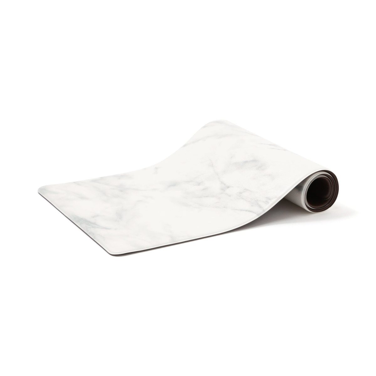 Pvc Kitchen Mat Marble Size 2 White