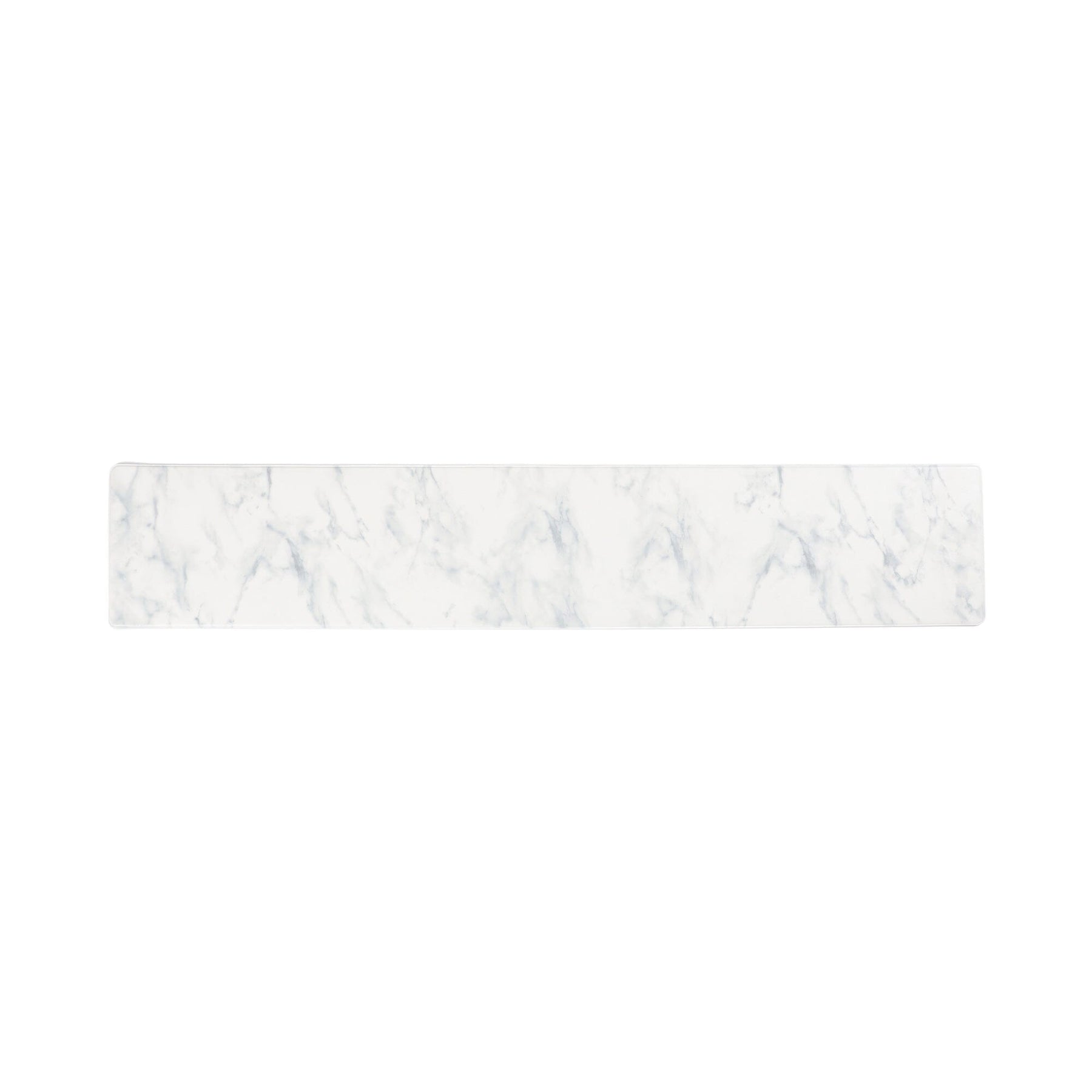 Pvc Kitchen Mat Marble 2 L White