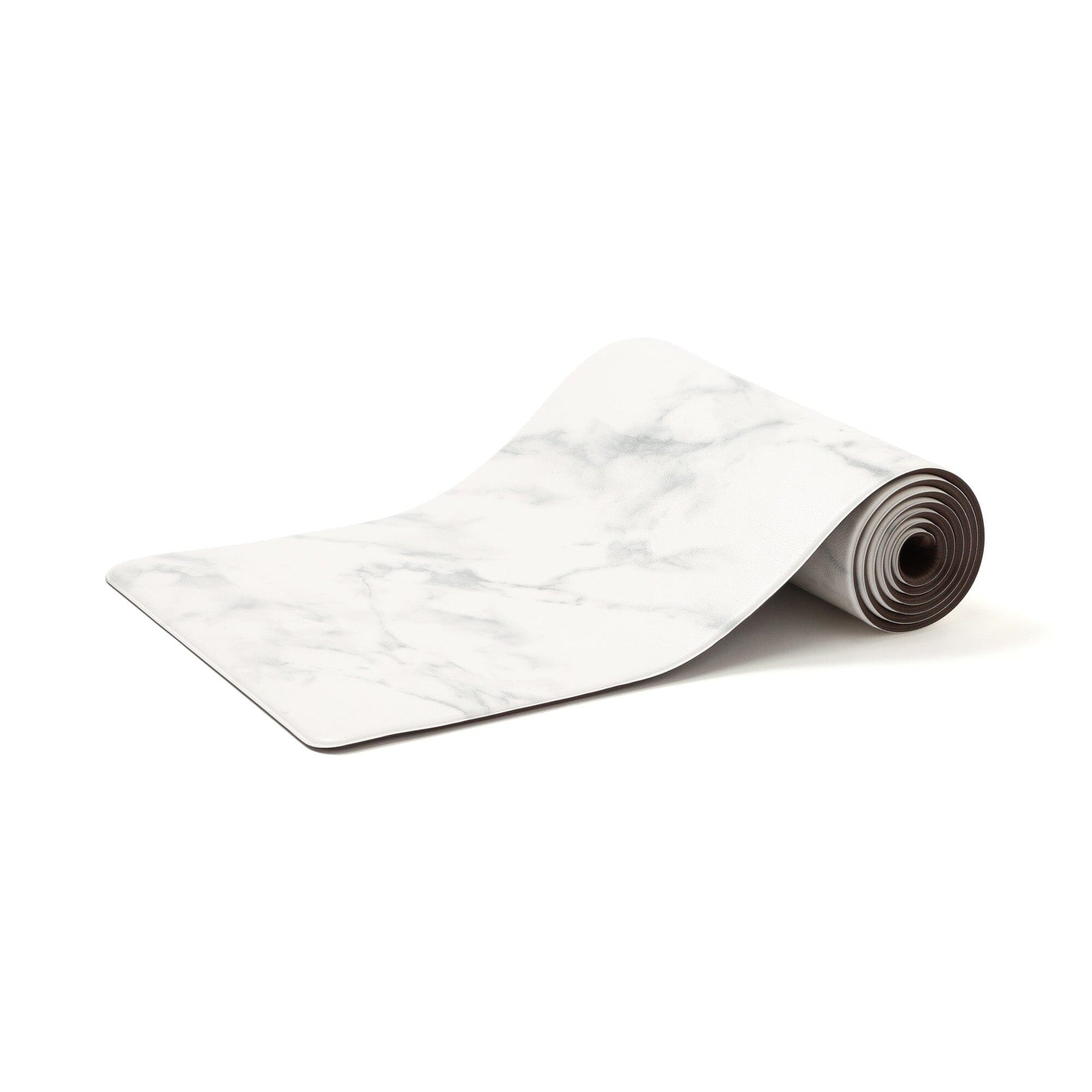 Pvc Kitchen Mat Marble 2 L White