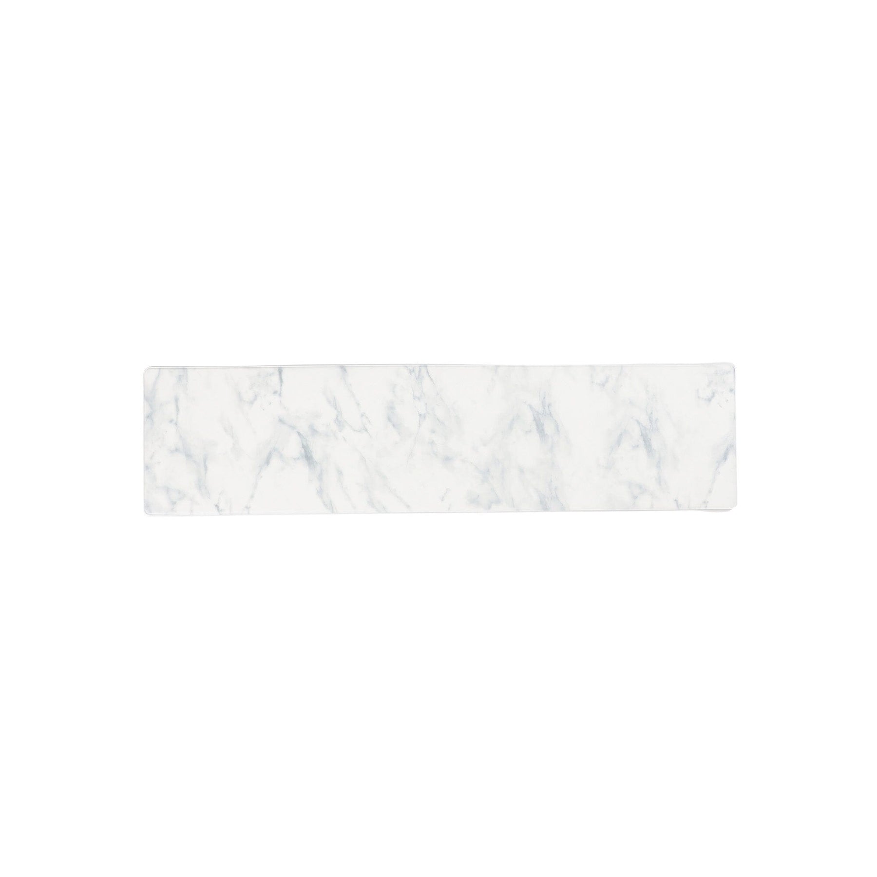 Pvc Kitchen Mat Marble 2M White